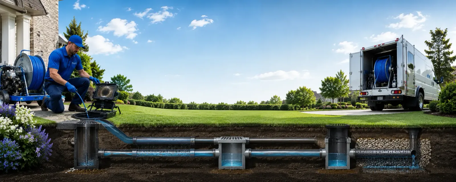 Outdoor drain cleaning information for Noti, OR